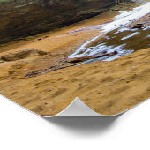 Poster Grotte des cendres en hiver, Ohio (Coin)