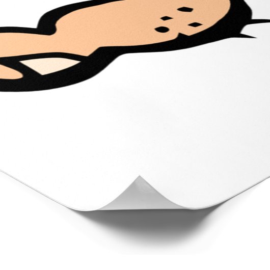 Poster Grotte Garçon Avec Bow Et Flèche (Coin)