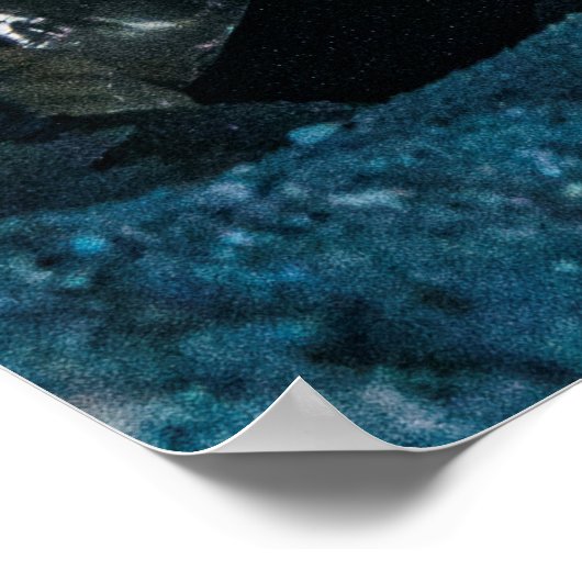 POSTER GROTTE GRIS (Coin)