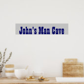 Poster Grotte Man (Cuisine)