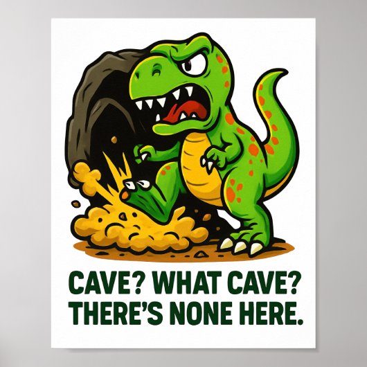 Poster Grotte? Quelle grotte? (Devant)