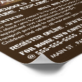 Poster Grotte, spéléologie Aventure Publicité (Coin)