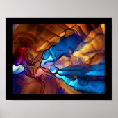 Poster grottes colorées (Devant)