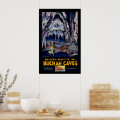 Poster Grottes de Buchan Australie (Cuisine)