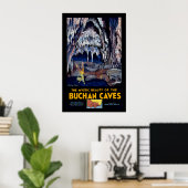 Poster Grottes de Buchan Australie (Bureau à domicile)