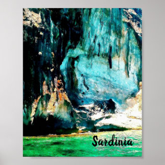 Poster Grottes Superbes De Sardaigne