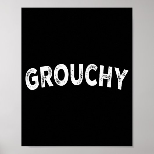 Poster Grouchy  (Devant)