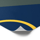 Poster Ground backdrop geometric (Coin)