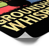 Poster Groundhog Whisperer Funny Animal Lover  (Coin)