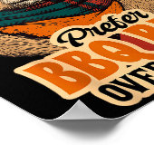 Poster Groundhogs Prefer Bbq Ribs Over Winter - Funny Des (Coin)