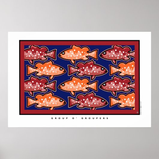 Poster group o' groupers (Devant)