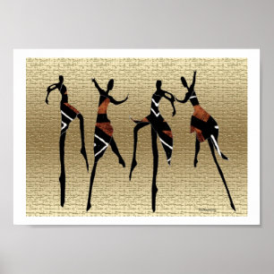 Poster Groupe africain de danse