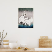 Poster Groupe D'Aigrettes Ohara Koson Oiseau Japonais Imp (Cuisine)