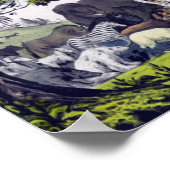 Poster Groupe d'animaux (Coin)