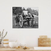 Poster Groupe d'artillerie de guerre civile, années 1860 (Cuisine)