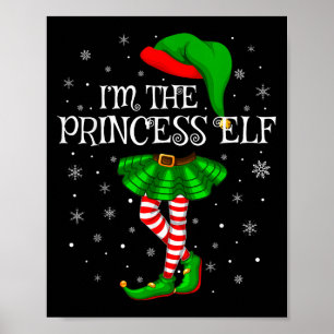 Poster Groupe de famille assorti Je suis la princesse elf