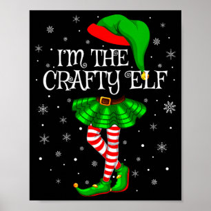 Poster Groupe de famille assorti Je suis le lutin astucie