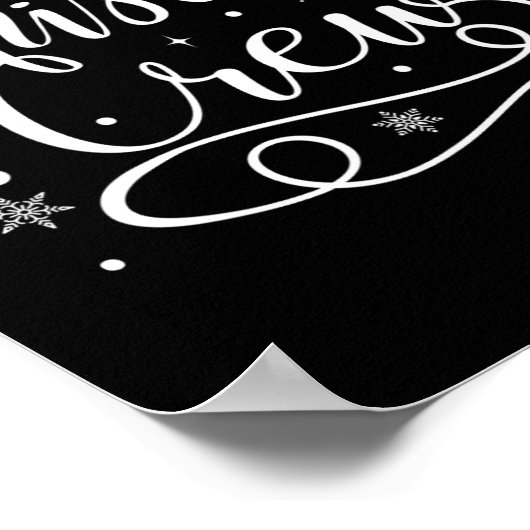 Poster Groupe de famille d'équipage de Noël correspondant (Coin)