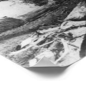 Poster Groupe de Lumberjacks sur une grande photo en rond (Coin)