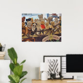 Poster Groupe De Nounours Antiques (Bureau à domicile)