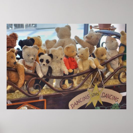 Poster Groupe De Nounours Antiques (Devant)