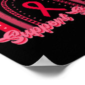 Poster groupe de soutien rouge arc-en-ciel sensibilisatio (Coin)