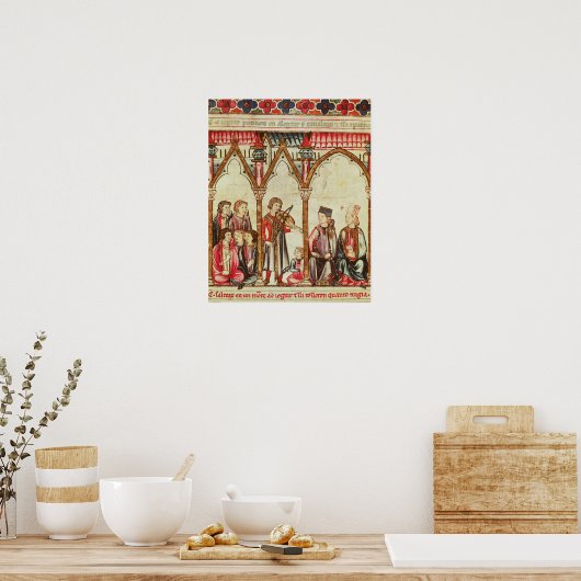 Poster Groupe de Troubadours (Cuisine)