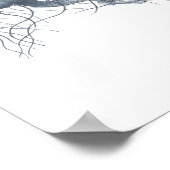 Poster Groupe de Vies marines grises 12A Imprimer #2 Pois (Coin)