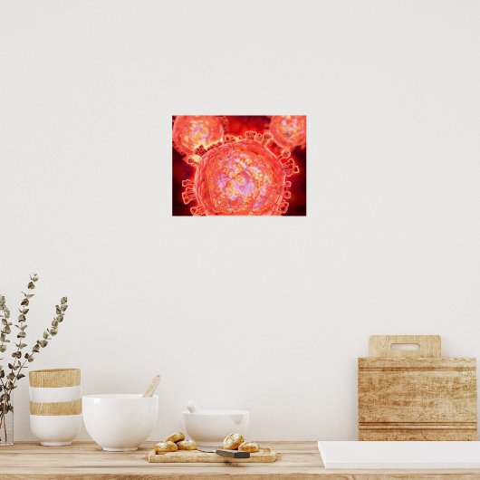 Poster Groupe De Virus Du VIH 1 (Cuisine)