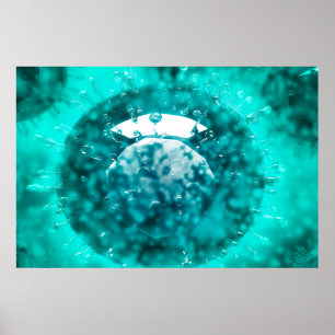 Poster Groupe De Virus H5N1 Avec Vue Glasseuse 2