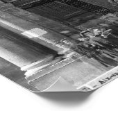 Poster Groupe d'écoliers quittant l'Hôtel de Ville (Coin)