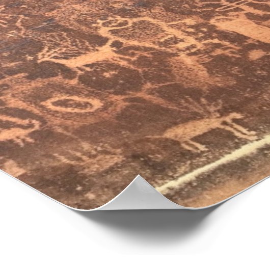 Poster Groupe d'experts sur les pétroglyphes autochtones  (Coin)