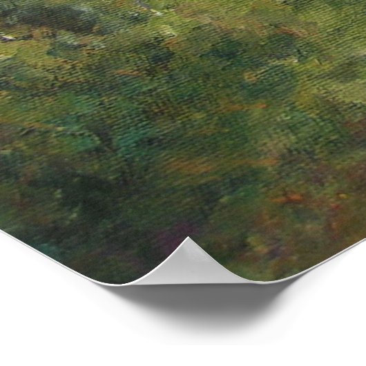 POSTER GROUPE D'ORANGES EN CITRA, FLORIDE (Coin)