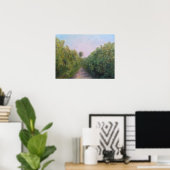 POSTER GROUPE D'ORANGES EN CITRA, FLORIDE (Bureau à domicile)