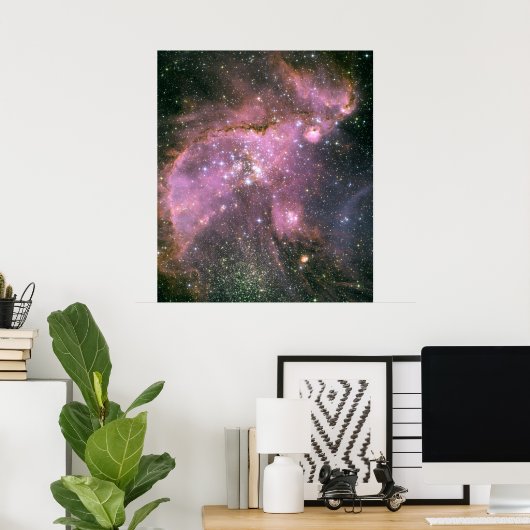 Poster Groupe étoile NGC 346. (Bureau à domicile)