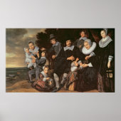 Poster Groupe familial dans un paysage, c.1647-50 (Devant)