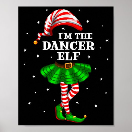 Poster Groupe familial Je suis la danseuse Elf Christmas (Devant)