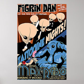 Poster Groupe Figrin Dan Cantina