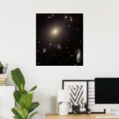 Poster Groupe Galaxy Abell S0740, (Bureau à domicile)