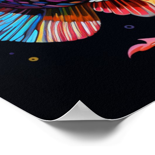 Poster Groupe géant psychédélique (Coin)