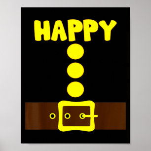 Poster Groupe Halloween Nain Correspondant Famille Couleu