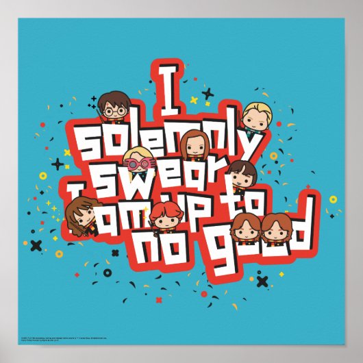 Poster Groupe "J'ESPÈRE SOLENNELLEMENT QUE JE NE SUIS À L (Devant)