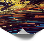 Poster Groupe rock Abstrait (Coin)
