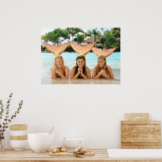 Poster Groupe Sur La Plage (Cuisine)