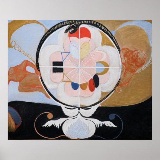 Poster Groupe VI, Évolution n° 13, Hilma af Klint (Devant)