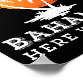 Poster Groupe Voyageur Plage Correspondance Printemps Été (Coin)