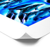 Poster Groupes de dauphins (Coin)