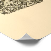 Poster Grove City, PA Carte panoramique - 1901 (Coin)