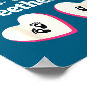 Poster Growing Two Little Sweethearts Valentines Pregnanc (Coin)