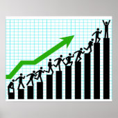Poster Growth Success Progress Bar Chart (Devant)